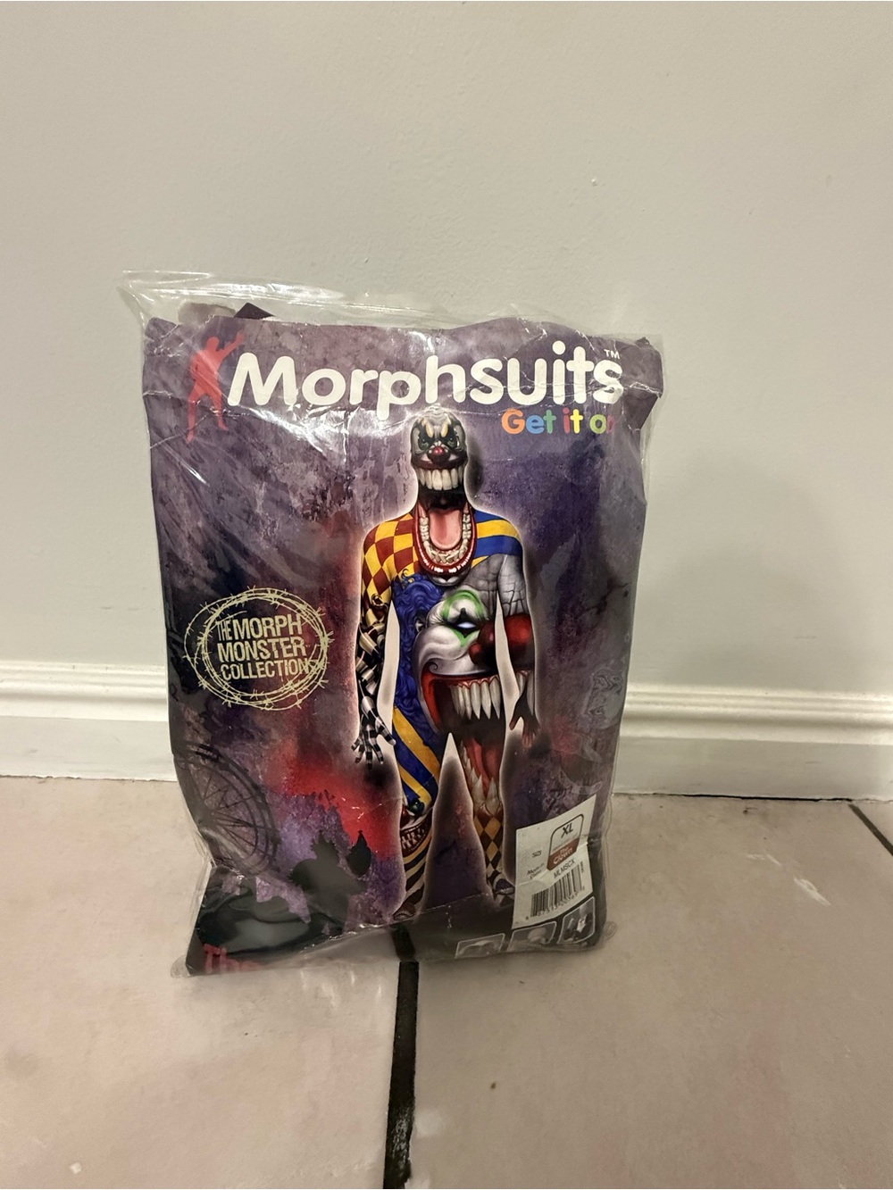 Purple & Multicolor Kids Monster Costume